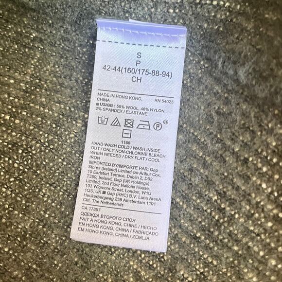 Banana Republic Aire Turtleneck Sweater Green soft small - Picture 6 of 7